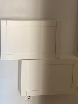 Mueble de almacenaje blanco