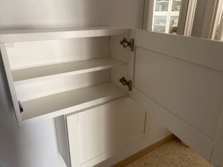Mueble de almacenaje blanco