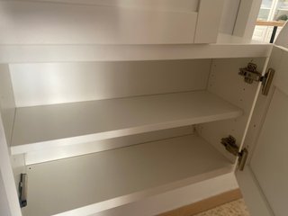 Mueble de almacenaje blanco