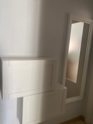 Mueble de almacenaje blanco