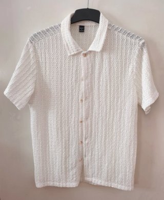 Camisa veraniega blanca Talla S