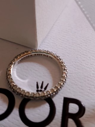 Anillo Pandora Pavé Plata