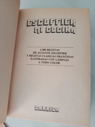 ESCOFFIER MI COCINA