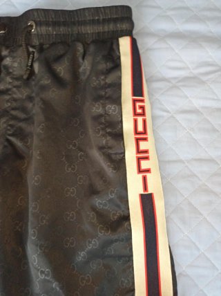 Gucci Bañador Hombre Negro Multicolor