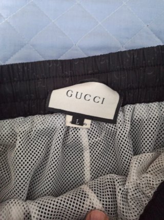 Gucci Bañador Hombre Negro Multicolor