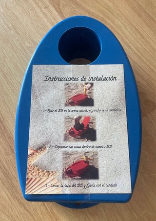 Caja Seguridad Playa Azul Plástico