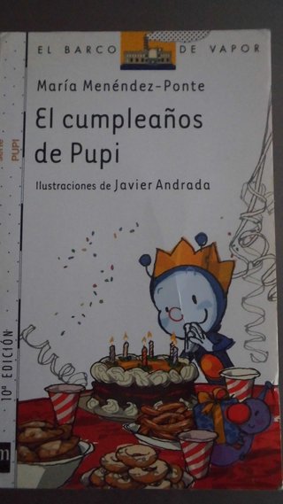 LOTE 5 LIBROS DE PUPI COLECCION BARCO DE VAPOR