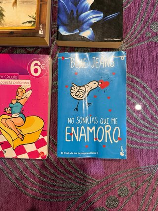 Lote 6 Libros Romantica, thriller, etc