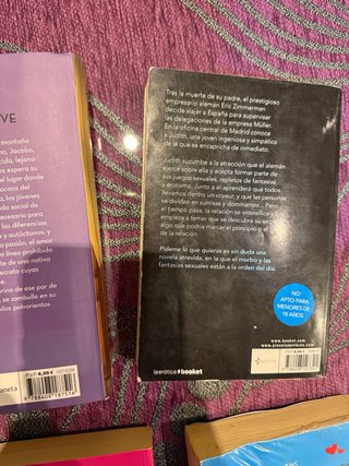 Lote 6 Libros Romantica, thriller, etc