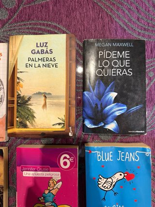 Lote 6 Libros Romantica, thriller, etc
