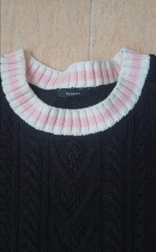 Tezenis Top Negro Manga Corta
