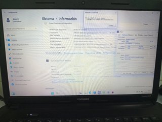 Portátil HP AMD Compaq CQ58 Negro/Gris