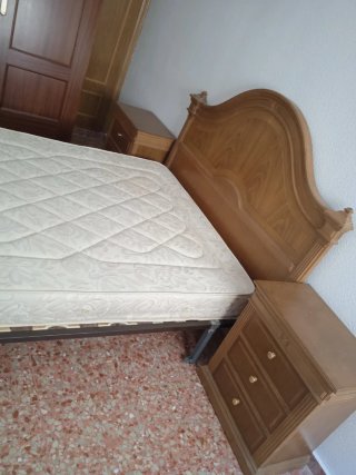 Dormitorio Matrimonio Madera Precio por todo.
