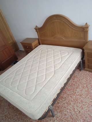 Dormitorio Matrimonio Madera Precio por todo.