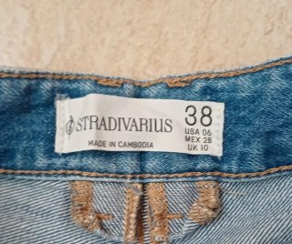 Shorts vaqueros rotos azules