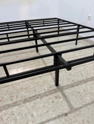 Estructura Cama Zinus 150x190 cm Negra