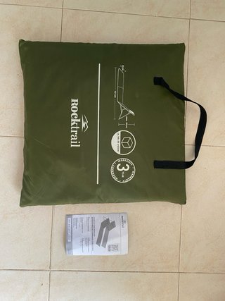 Silla de playa Lidl Rocktrail verde sin usar