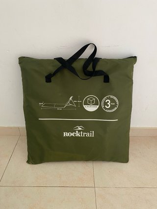 Silla de playa Lidl Rocktrail verde sin usar