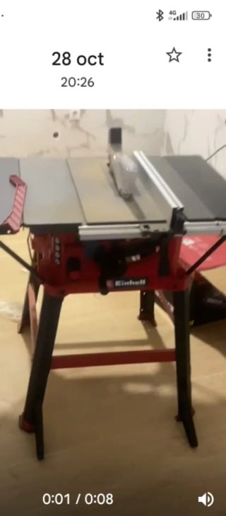 Sierra circular con mesa Einhell