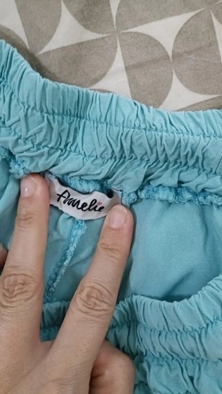 Pantaloni Amelie Blu Taglia Unica