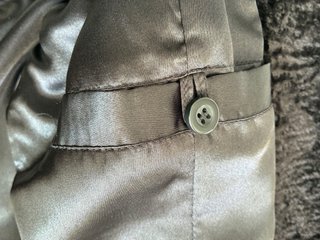Chaqueta ZENDRA negra pelo sintético