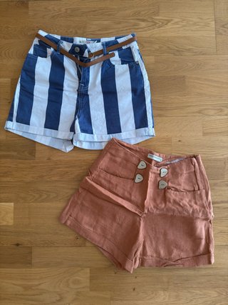Pack 2 Shorts Verano Mujer Talla XS/34