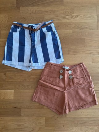 Pack 2 Shorts Verano Mujer Talla XS/34