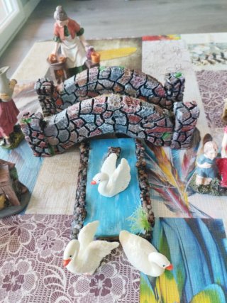 Figuras Belén Puente hecho y pintado a mano