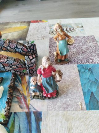 Figuras Belén Puente hecho y pintado a mano