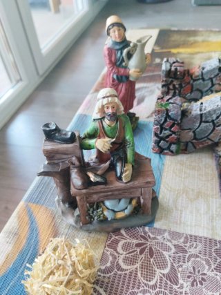 Figuras Belén Puente hecho y pintado a mano