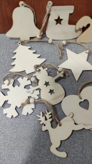 Decoraciones de Navidad de Madera