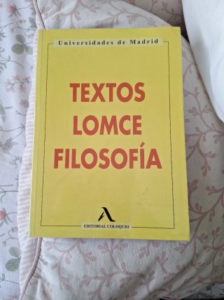 Textos LOMCE filosofía