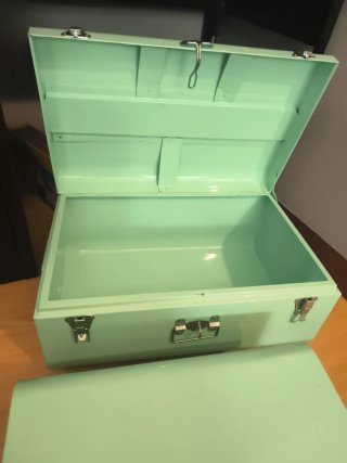 Set de 2 baúles metálicos