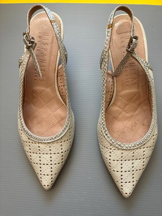 Zapatos Hispanitas Beige/Plata Verano
