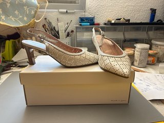 Zapatos Hispanitas Beige/Plata Verano
