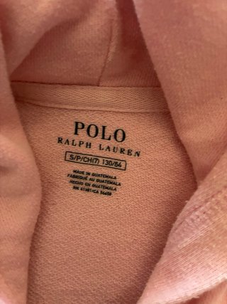 2 Sudaderas Polo Ralph Lauren Niña Rosa
