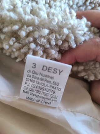 Abrigo beige oversize