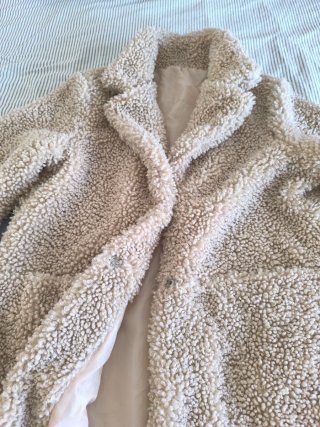 Abrigo beige oversize