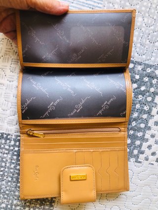 Cartera Pierre Cardin Marrón y Amarilla