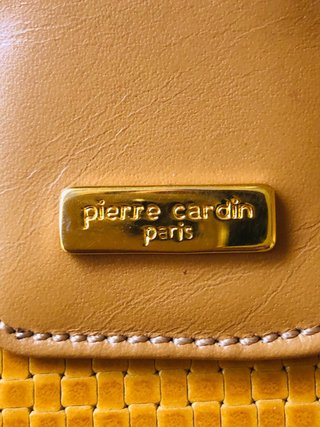 Cartera Pierre Cardin Marrón y Amarilla