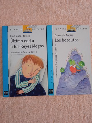 LOTE (II) DE 10 LIBROS EL BARCO DE VAPOR (azules)