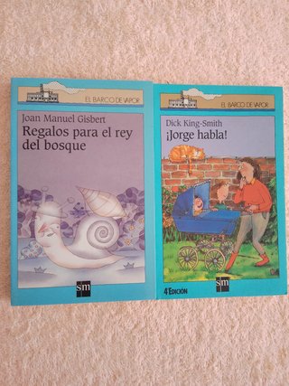 LOTE (II) DE 10 LIBROS EL BARCO DE VAPOR (azules)