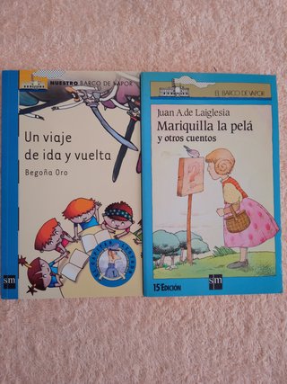 LOTE (II) DE 10 LIBROS EL BARCO DE VAPOR (azules)