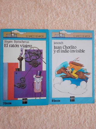 LOTE (II) DE 10 LIBROS EL BARCO DE VAPOR (azules)