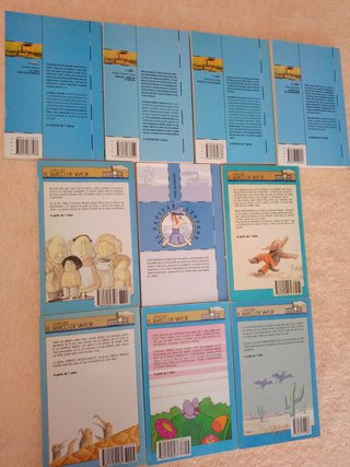 LOTE (II) DE 10 LIBROS EL BARCO DE VAPOR (azules)