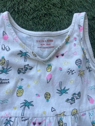 Vestido Primark Verano Talla 18-24 Meses
