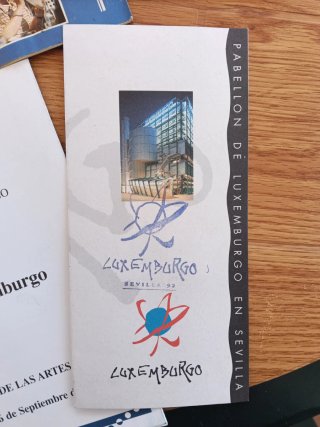 Lote documentos Luxemburgo Expo'92 Sevilla