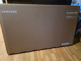 Samsung Crystal UHD 55" U7000F NUEVA Y PRECINTADA
