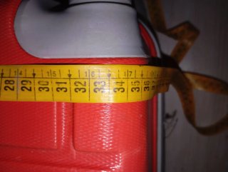Maleta de cabina naranja
