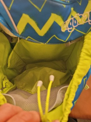 Mochila Ergobag azul y verde
